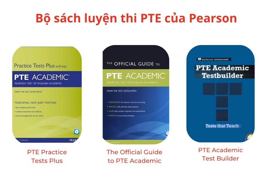 sách luyện thi PTE của Pearson